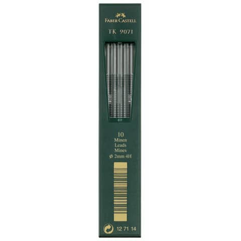 Fallmine TK®-9071 4H, 2mm, 10 Stück FABER CASTELL 127114