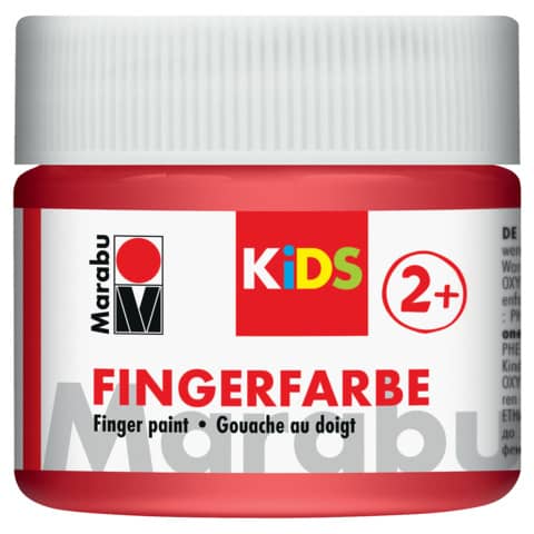 Fingerfarbe, 100ml, rot MARABU 03030 050 232