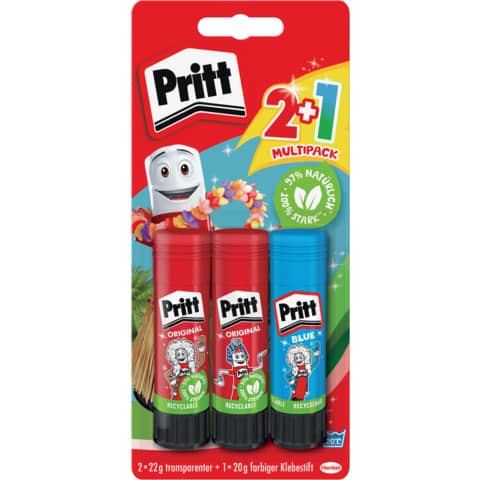 Klebestift Multipack 2+1 2 x 22g + 1 x 20g PRITT PBS2B