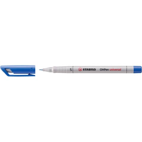 Folienstift OHPen universal, 0,4 mm, wasserlöslich, blau STABILO 851/41