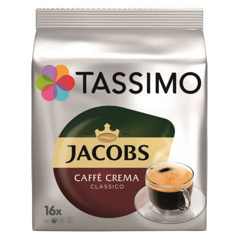 Kaffeekapseln CaffeCrema Classico, 16 Stück TASSIMO 4031510