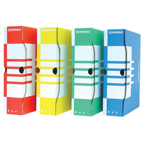 Archivbox, A4, 80mm, sortiert DONAU 7660311PL-99