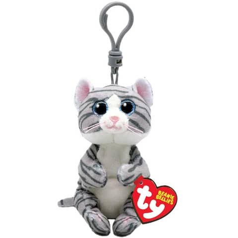 Plüschanhänger Beanie Bellies Clip Katze Mitzi, 10cm TY 43100