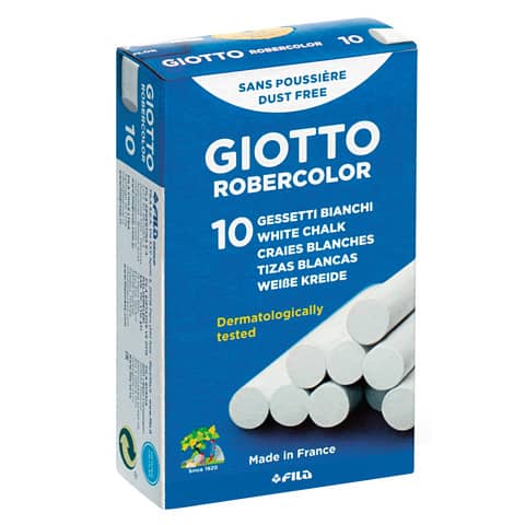 Tafelkreide 10 Stück weiß ROBERCOLOR F538700