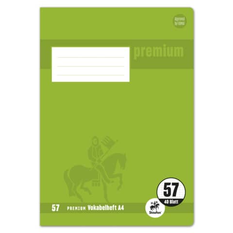 Vokabelheft Academy, A4, 90g/m², 40 Blatt STAUFEN PREMIUM 734010457