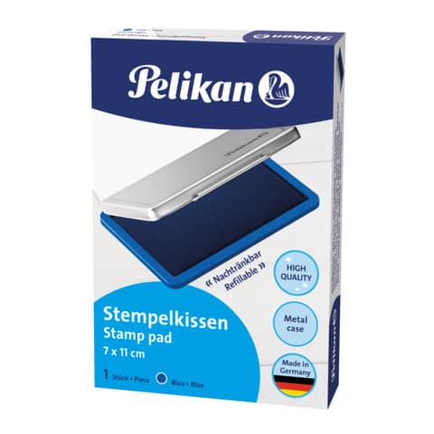 Stempelkissen Gr.2, 7 x 11cm, blau PELIKAN 100436058