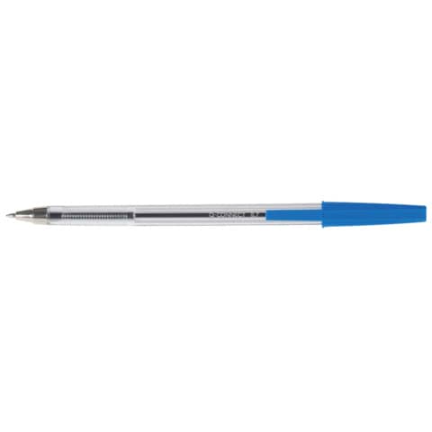 Kugelschreiber Einweg, M, blau Q-CONNECT KF34043