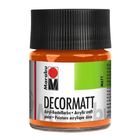 Decormatt Acryl, 50ml, orange MARABU 14010 005 013