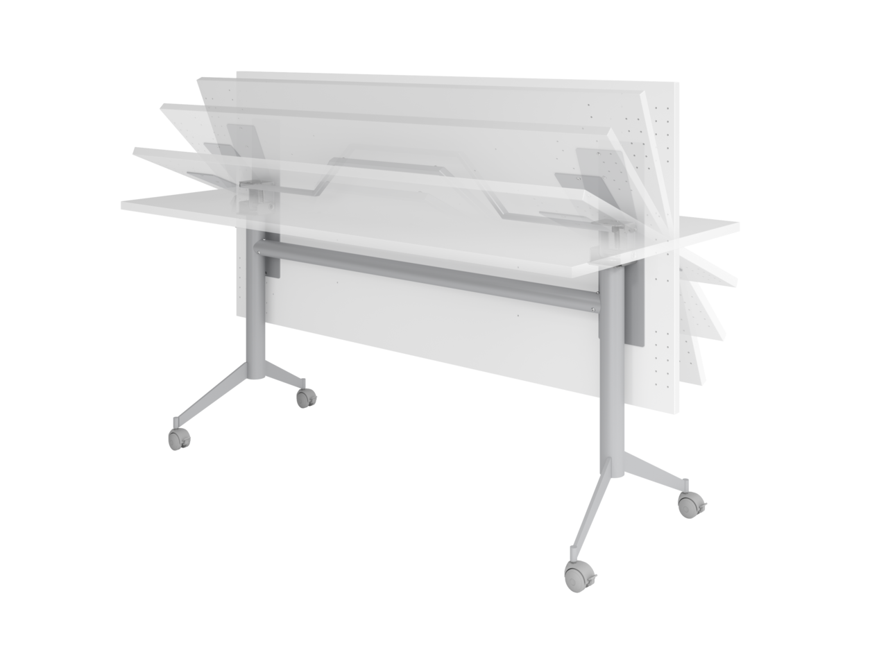 Klapptisch, fahrbar