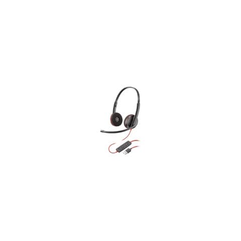 Headset Blackwire 3220 duo, USB, schwarz POLY 377164