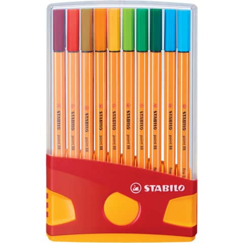 Fineliner point 88® ColorParade, Box mit 20 Stiften STABILO 8820-03