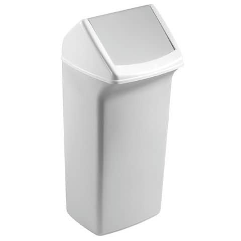 Papierkorb Durabin, 40L, PP, weiß/grau DURABLE VEH2013002