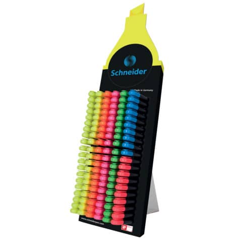 Textmarker Job, 1-5mm, im Display sortiert SCHNEIDER 306891
