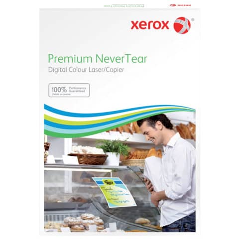 Kopierpapier Premium NeverTear, A4, 125g/m², 100 Blatt, hochweiß XEROX 003R98056