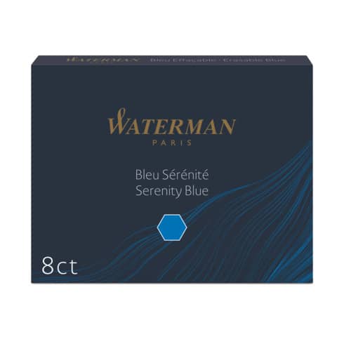 Tintenpatrone, 8 Stück, blau WATERMAN S0110860