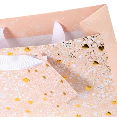 Geschenktragetasche Finamente rose, 25x18x10cm TURNOWSKY 46 034