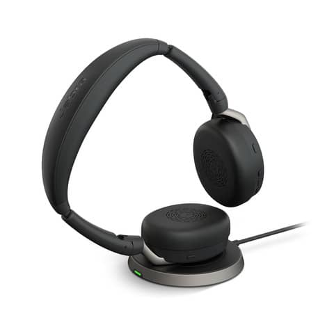 Headset Evolve2 65 Flex+Basis+Link380c, kabellos, bluetooth, USB-C, schwarz JABRA 26699-999-889