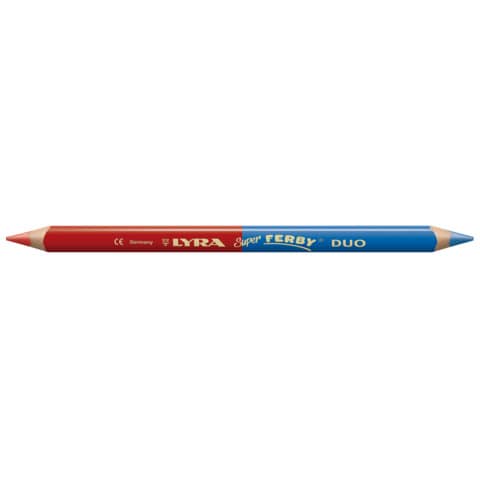 Silbentrennstift Super FERBY® DUO rot/blau LYRA L3790504