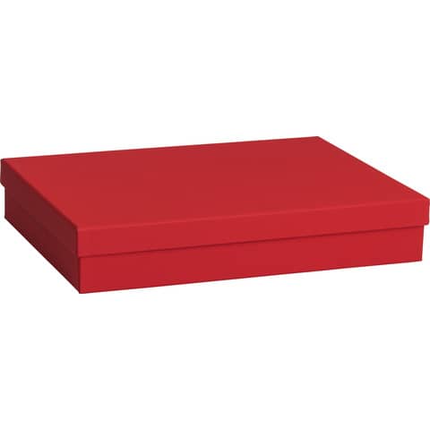 Geschenkkarton Uni, 33x24x6cm, rot  2551 7843 93