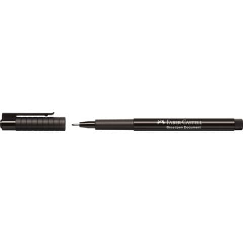 Fineliner triplus Broadliner, 0,8mm, schwarz FABER CASTELL 155499