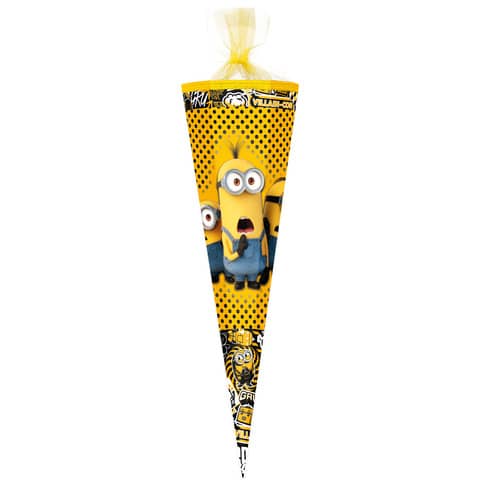 Schultüte, Minions 2, 85cm, Tüllverschluss NESTLER 68510026