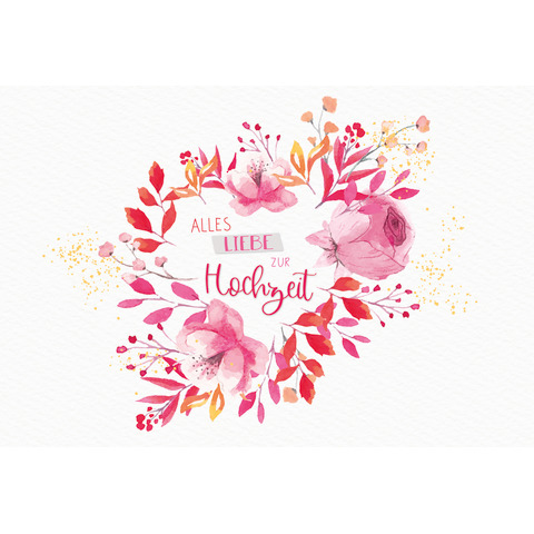 Blume, Pflanze, Grußkarte, Florales Design, Grafiken