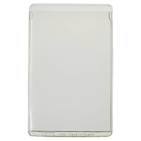 Ausweishülle, für Kreditkarten, PVC, genarbt, farblos, 25 Stück LEITZ 4062-00-00