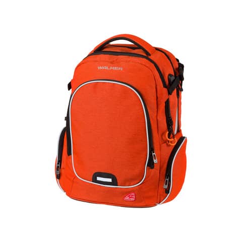 Schulrucksack Wizzard Campus Evo, 46x32x21cm, 33L, red melange WALKER 42117-151