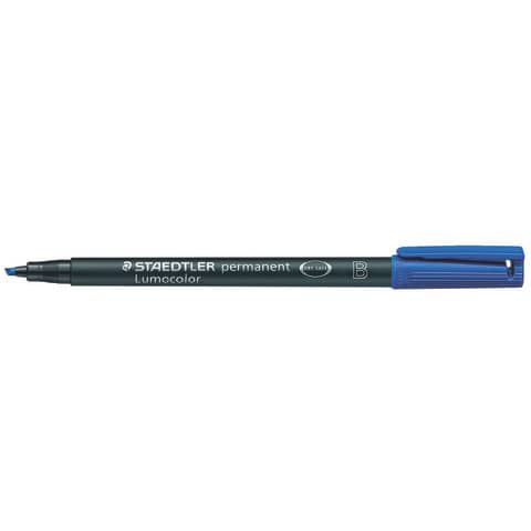 Folienstift Lumocolor® permanent, ca. 1.0 mm oder 2.5 mm, blau STAEDTLER 314-3