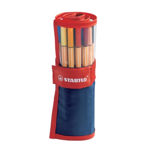 Fineliner point 88® Rollerset, mit 25 Stiften STABILO 8825-021