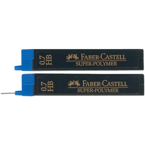 Feinmine Super Polymer 2H, 0,7mm, 12 Stück FABER CASTELL 120712