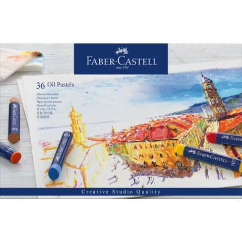 Ölpastellkreide Goldfaber, Studio, 36 Stück, sortiert FABER CASTELL 127036
