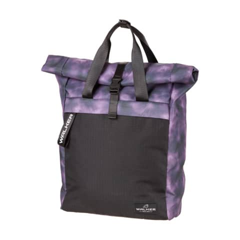 Rucksack Roll Top, 30x40-55x15cm, 20-23L, batik purple WALKER 42263-259