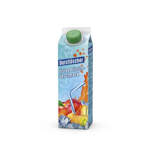 Eistee Pfirsich vegan, 8x1,0L DURSTLÖSCHER 14501