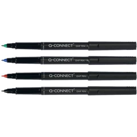 Overheadstift, 0,7mm, 4 Stück, sortiert Q-CONNECT KF01066