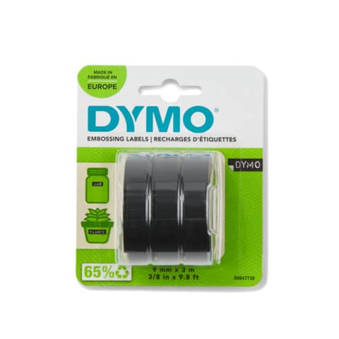 Prägeband Starter Set, 3 Stück, schwarz DYMO S0847730