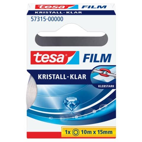 Klebefilm tesafilm® Kristall-Klar, PP, 10 m x 15 mm TESA 57315-00000-02