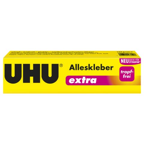 Alleskleber extra tropffrei, Tube mit 125 g UHU 46050