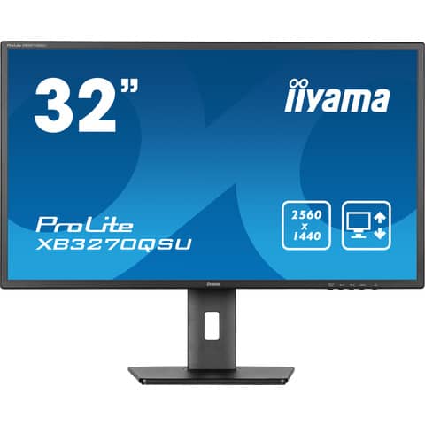 Monitor, 80cm, 31,5 Zoll, IPS, schwarz IIYAMA XB3270QSU-B1