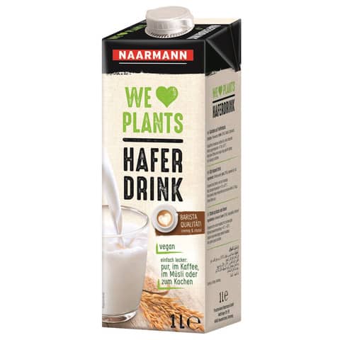 Barista Haferdrink, vegan 15%, 12x1L NAARMANN 4510