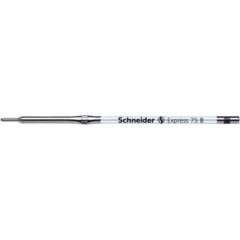 Kugelschreibermine Express 75 B, schwarz, ISO 12757-2 A2, dokumentenecht SCHNEIDER 7521