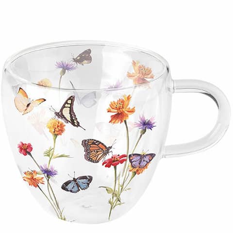 Teeglas Butterfly garden, 0,2l AMBIENTE 14419335