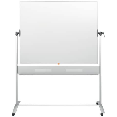 Whiteboard Impression Pro Emaille Mobil mit Drehfunktion, Emaille, 1500 x 1200 mm, weiß NOBO 1901035