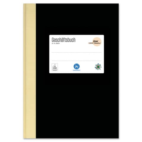 Geschäftsbuch, A5, 96 Blatt, liniert STAUFEN GREEN 608374