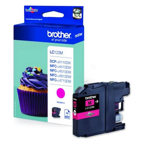 Inkjetpatrone, magenta BROTHER LC123M