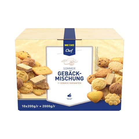 Gebäckmischung Sommer - 11 Sorten, 2kg METRO CHEF 907232