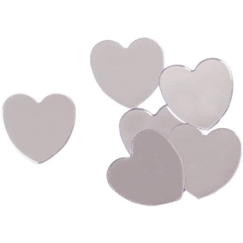 Konfetti Herz, 10g, silber  46404