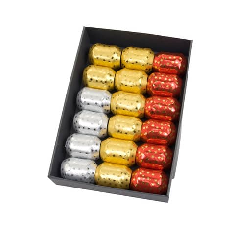 Weihnachts-Eiknäuel Stern Metallic, 10mmx20m, sortiert GOLDINA Z474 010 94 1820