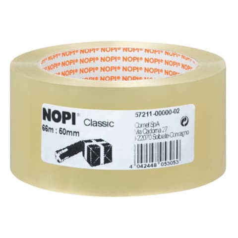 Packband Nopi® Pack Classic, PP, 66 m x 50 mm, transparent NOPI 57211-00000-04