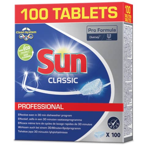 Geschirrspültabs Classic 100ST SUN 8710447466919